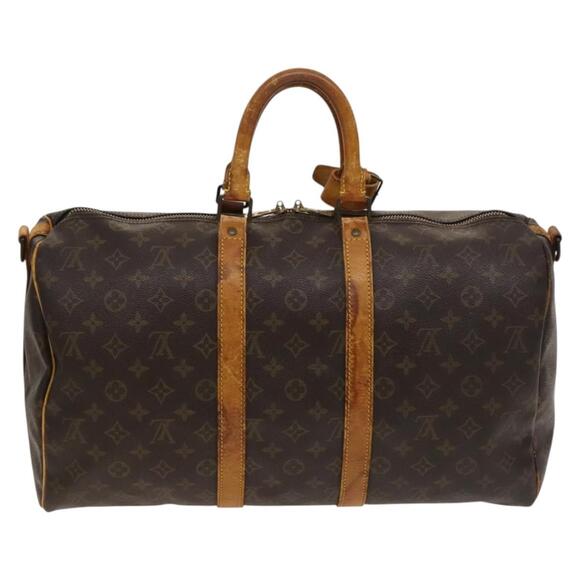 LOUIS VUITTON Monogram Keepall Bandouliere 45 Boston Bag M41418 - Picture 2 of 16